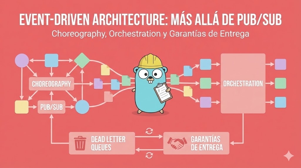 Event-Driven Architecture: Más Allá de Pub/Sub - Choreography, Orchestration y Garantías de Entrega