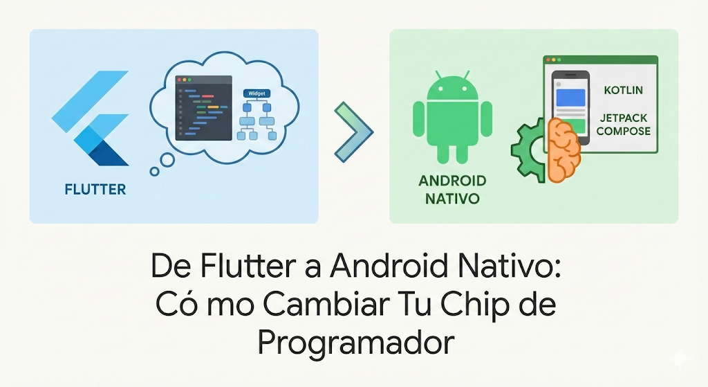 De Flutter a Android Nativo: Cómo Cambiar Tu Chip de Programador
